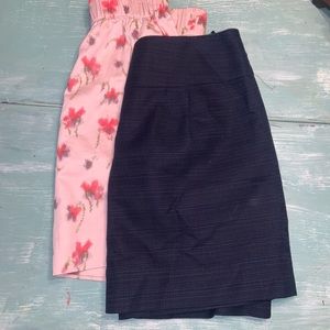 J Crew skirt lot of two size 6